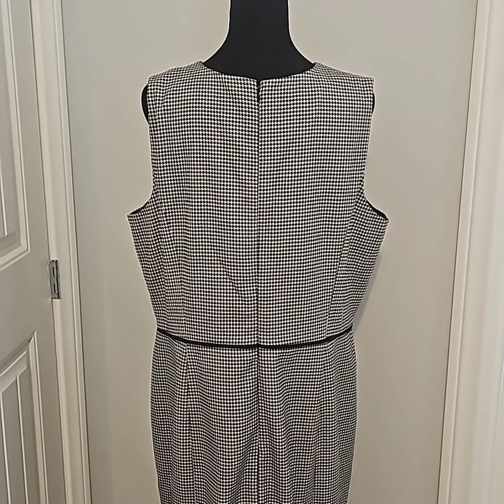 Ann Taylor Black/White Checked Dress - Picture 4 of 4